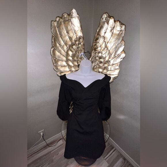 Donna Mizani Camilla off the shoulder dress, bell sleeves - Picture 5 of 13